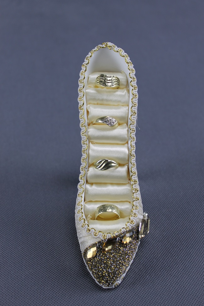 Stojánek na prstýnky, střevíček, botička, BOT1