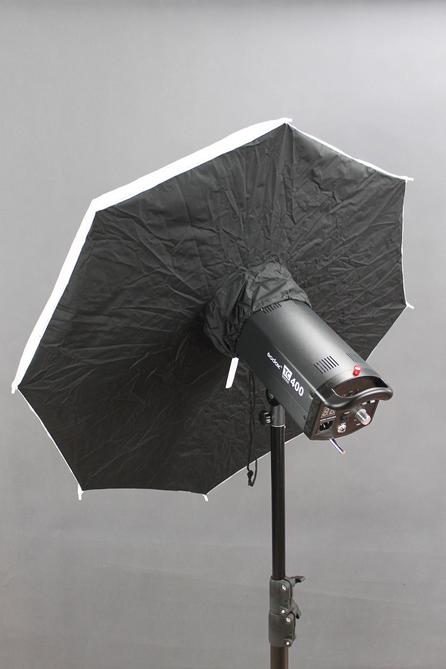 Softbox Fotografický deštníkový  102cm bílý