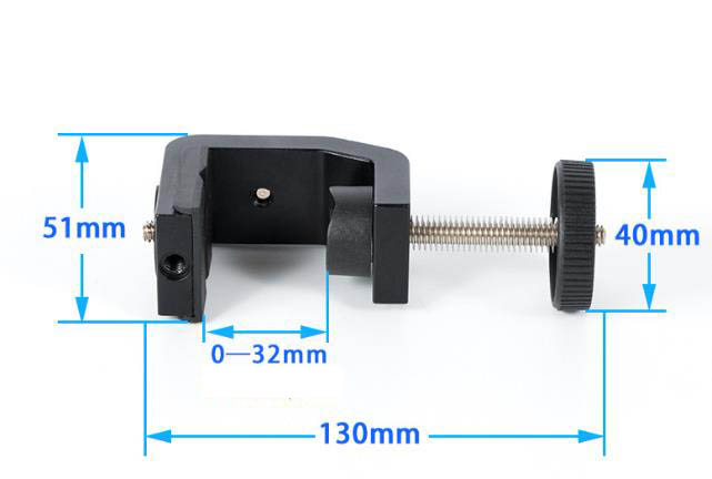 Stolní svěrka se šrouby a závity 1/4" menší