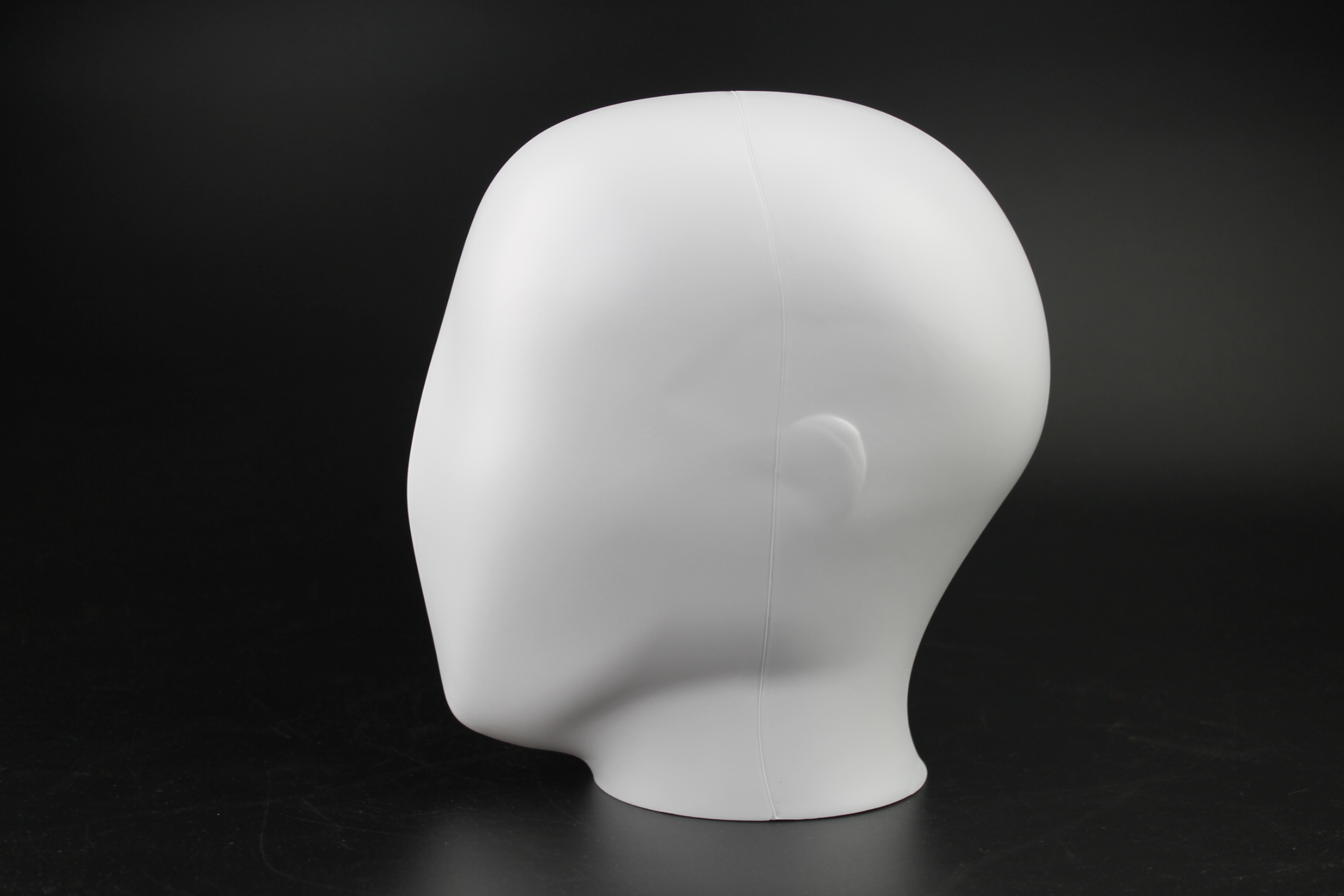 Elementrix pánská hlava figuriny plast bílá mat