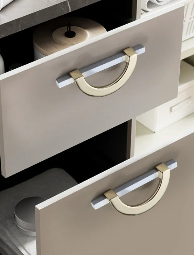 Šuplíkové, dveřní madlo čínský neo styl 6254 bílé