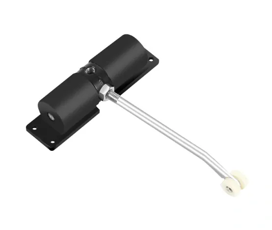 Automatický zavírač dveří 145° pružinový černý