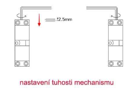 Automatický zavírač dveří 145° pružinový stříbrný