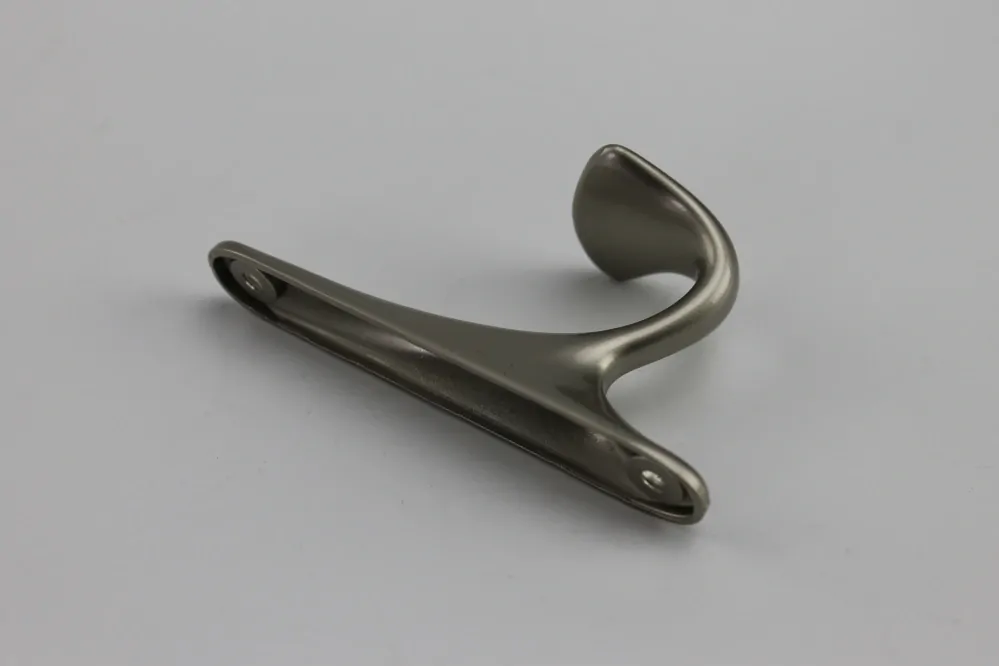 Nábytkový věšák 88mm single stříbrný šedý