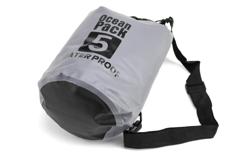 Ocean Pack, vodotěsný vak 5L šedá