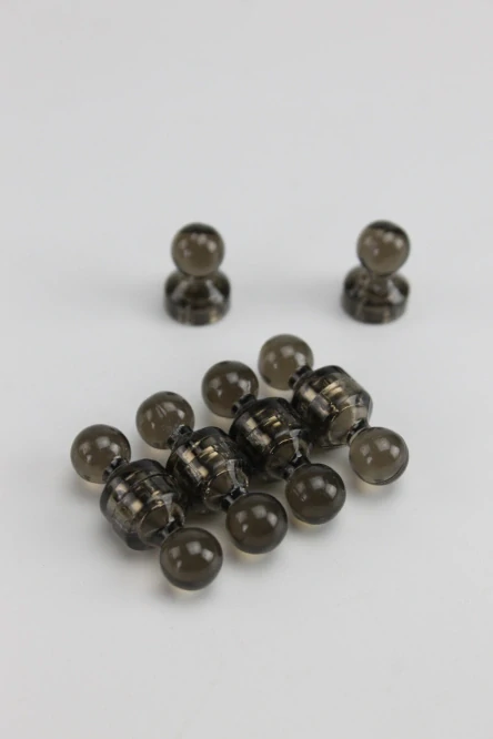 Magnetické figurky neodymové magnety černé, 10 ks, 11x17mm