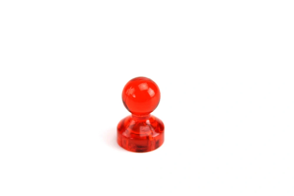 Magnetické figurky neodymové magnety červené, 10 ks, 11x17mm