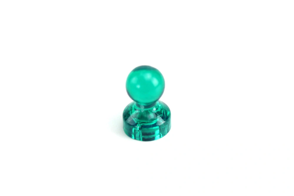 Magnetické figurky neodymové magnety zelená, 10 ks, 11x17mm