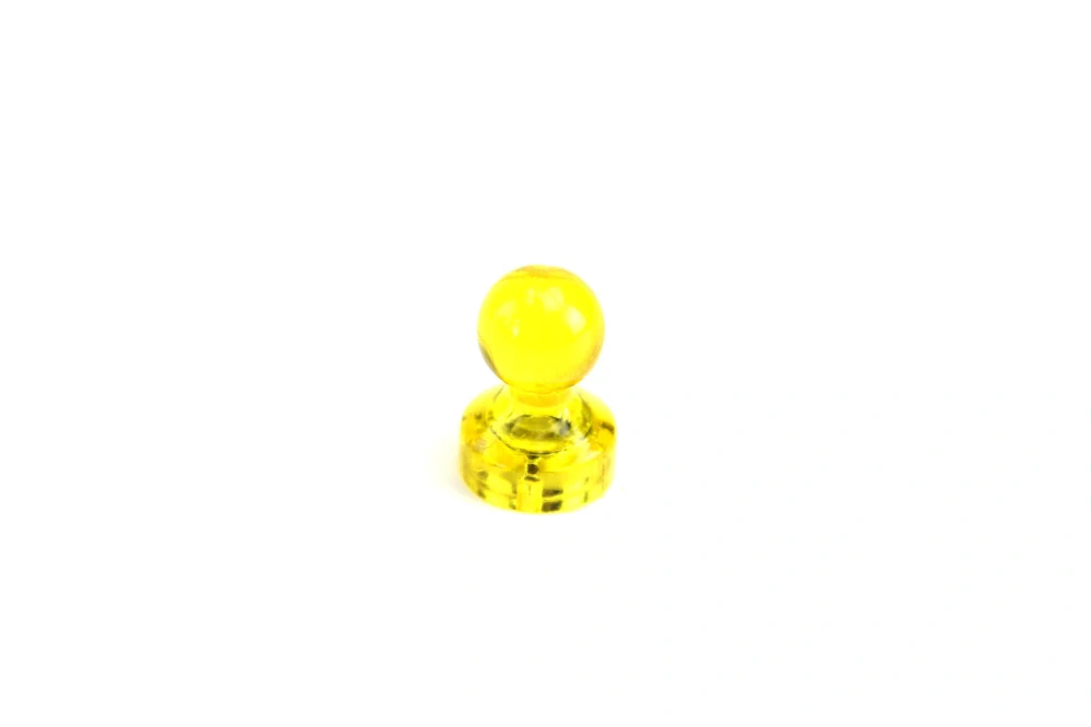 Magnetické figurky neodymové magnety žlutá, 10 ks, 11x17mm