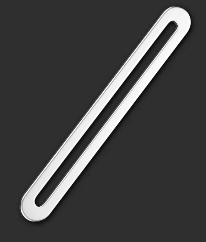 Nerezová plochá spojka 155mm s dlouhou dírou