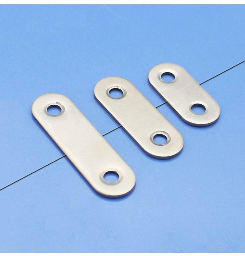 10x Nerezová plochá spojka 56x16x1,6mm