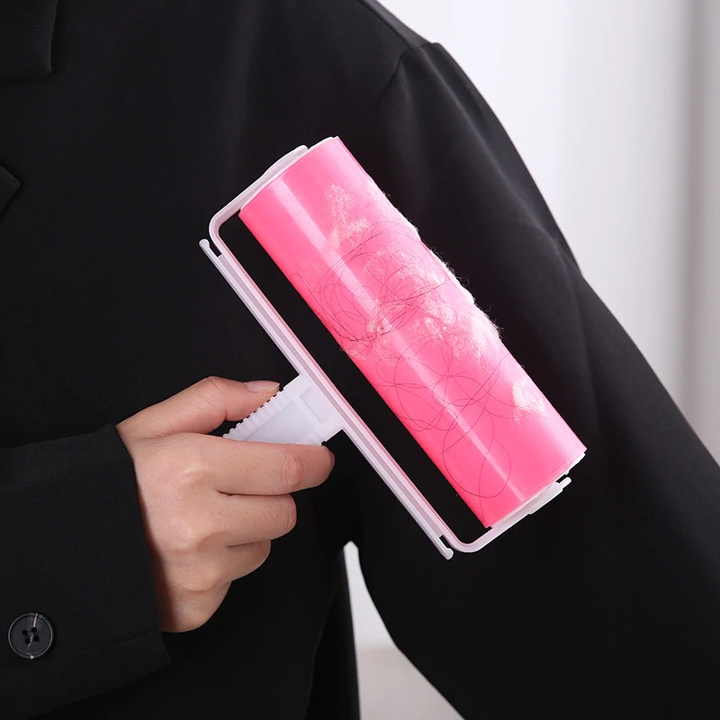 Omyvatelný váleček na chlupy růžový L