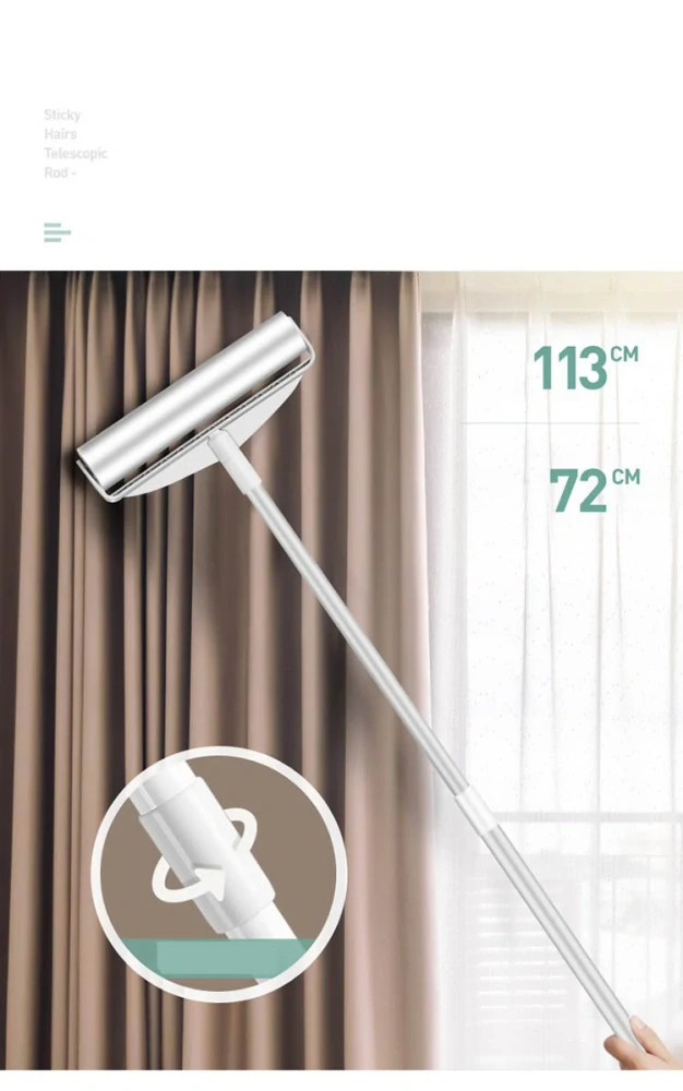 Váleček na oblečení a čalounění 24cm teleskopický