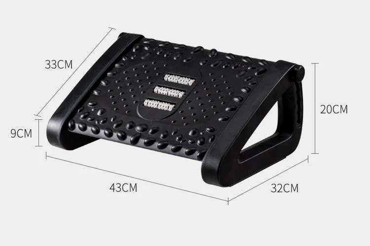 Podnožka pod stůl křesla s masážní funkcí, ergonomická podnožka