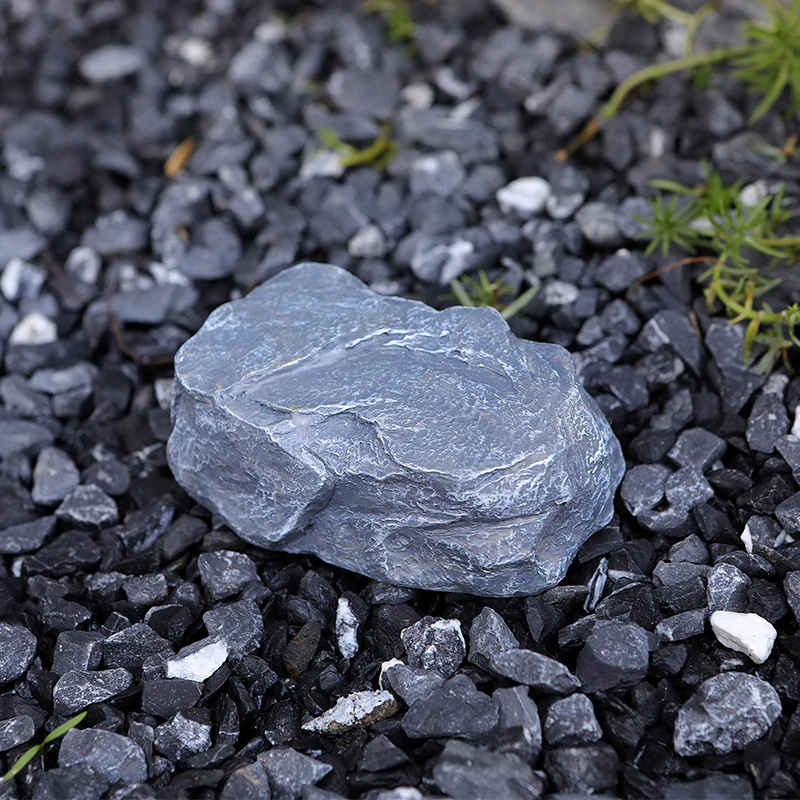 Schránka na klíče / atrapa kamene šedý