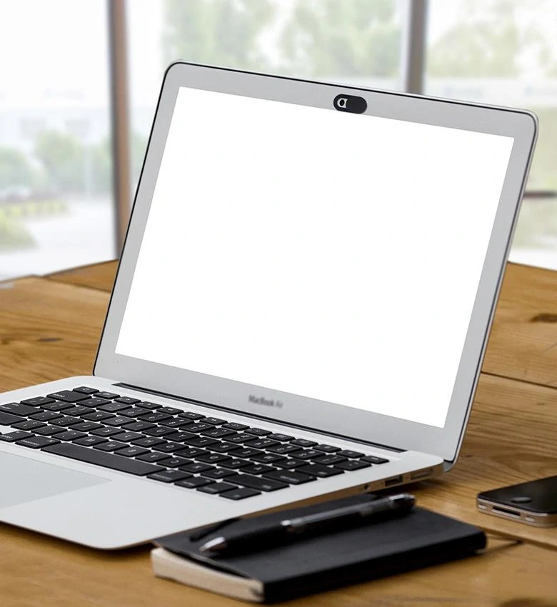 3x Kryt webkamery mobilu nebo notebooku 18mm bílý