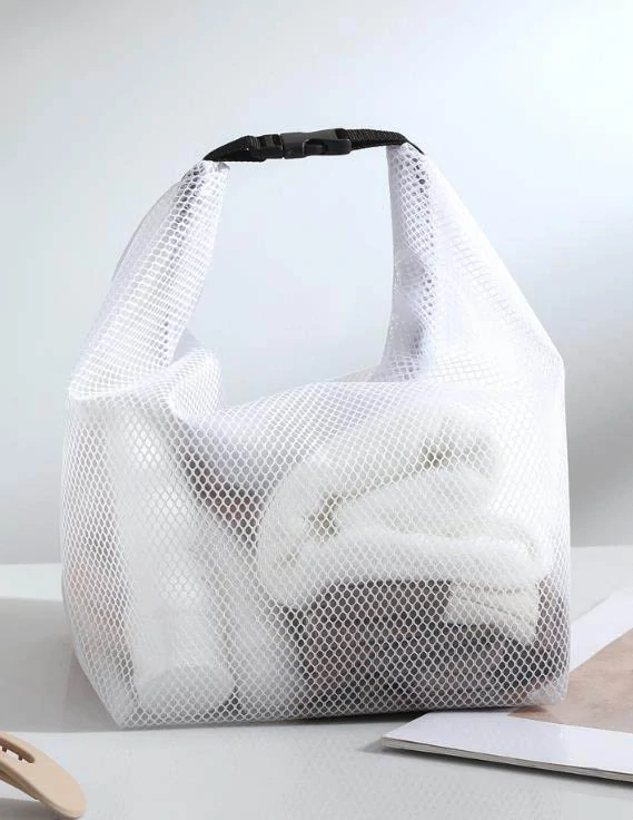 Voděodolná plážová taška bílá menší