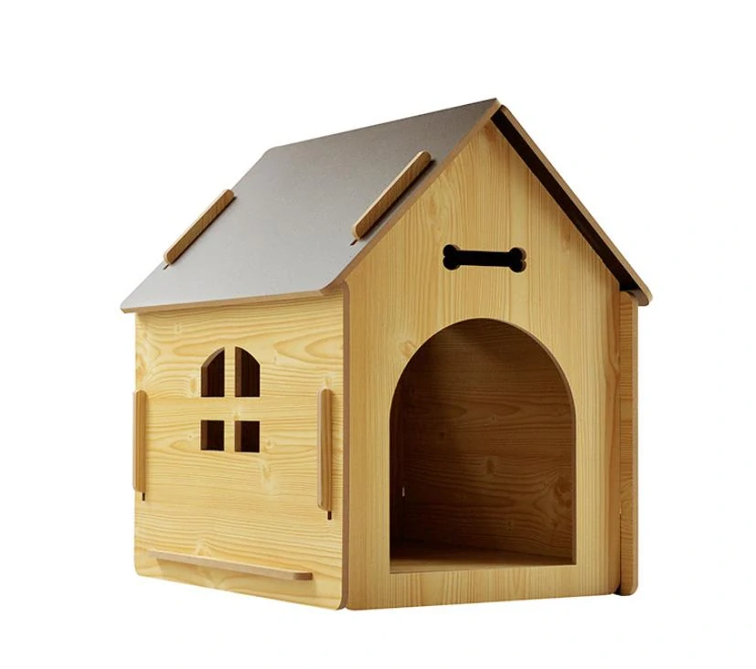 Dřevěná bouda pro domácí mazlíčky vel. M