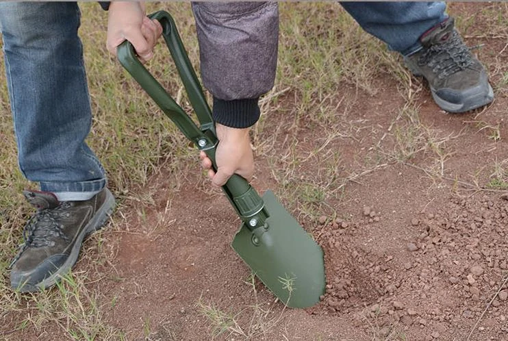 Skládací multifunkční lopatka model L – černá