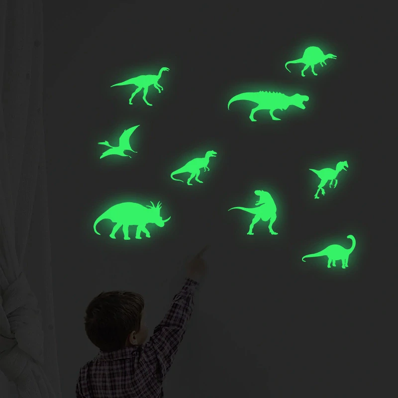 Sada svíticích samolepek – Dinosauři (10 ks)