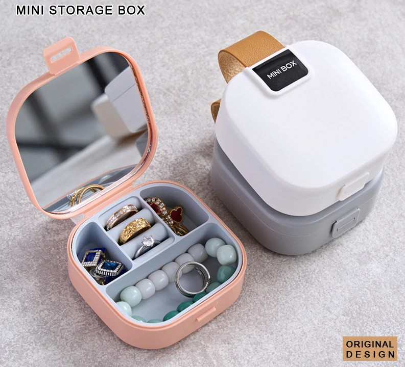 Mini šperkovnice - růžová