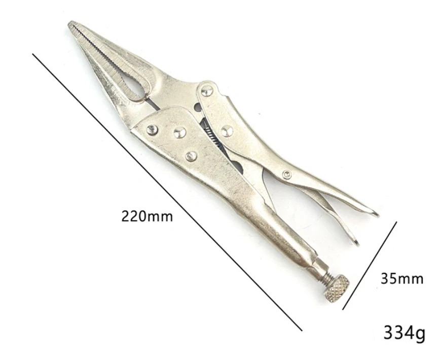 Samosvorné svěrací kleště 220 mm prodloužené