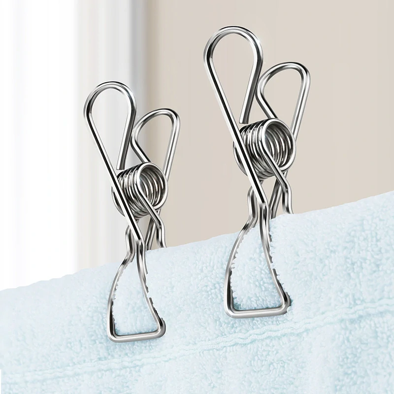 Nerezové kolíčky na prádlo, 10,5cm 10ks