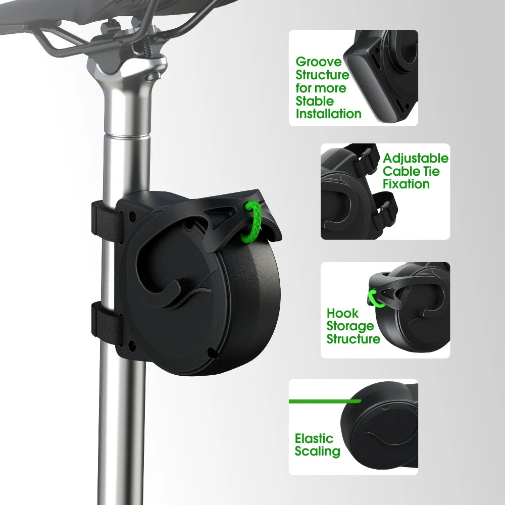 Tažné lano na kolo, samonavíjecí