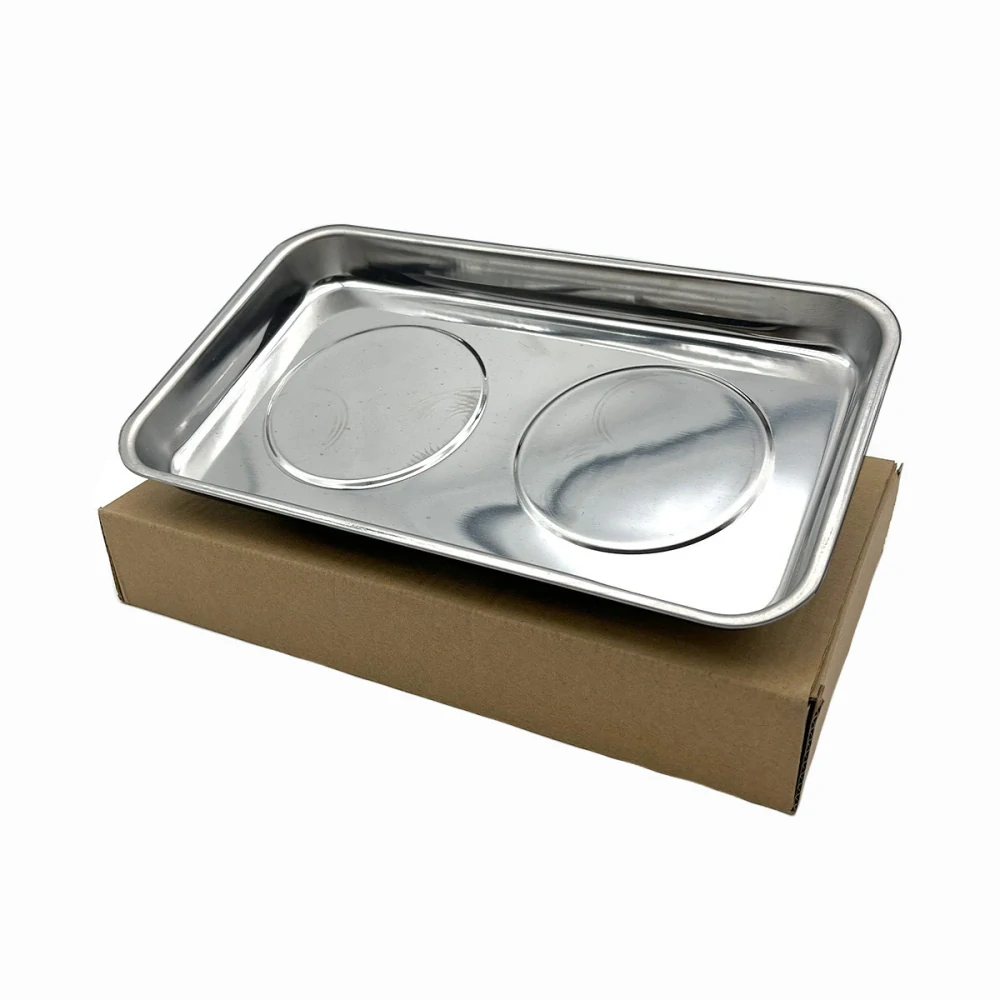 Magnetická miska na šrouby – nerezová 240x140mm