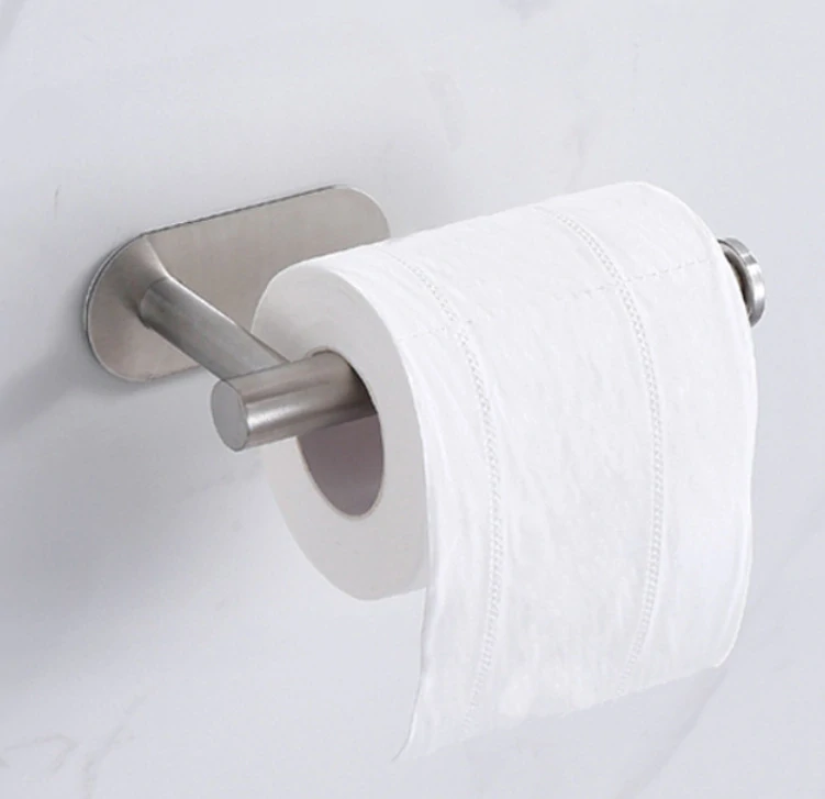Nalepovací držák toaletního papíru – nerezový