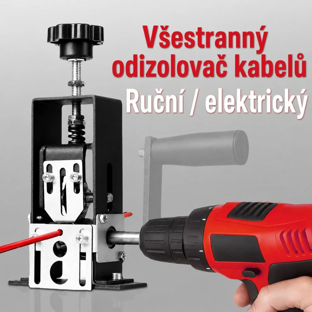 Ruční odizolovací stroj na kabely 1–25 mm