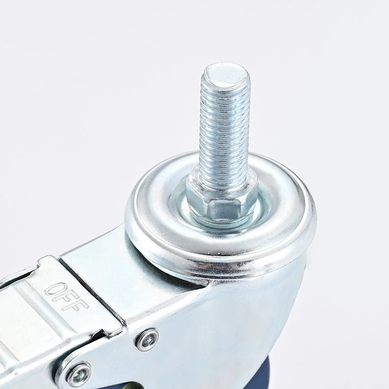 Otočné kolečko bez brzdy 75 mm – závit M12 × 30 mm, 1 ks