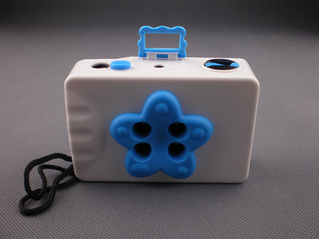 Lomo fotoaparát 4x bílo modrý