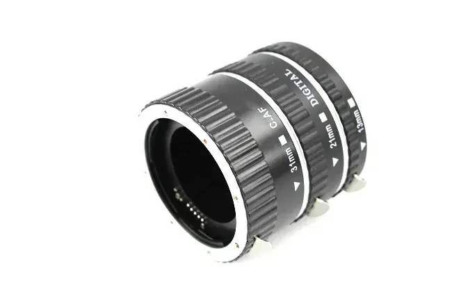 Makro mezikroužky pro Canon EOS s přenosem clony AL