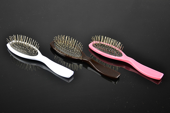 Parukový kartáč na paruky, barva bílá