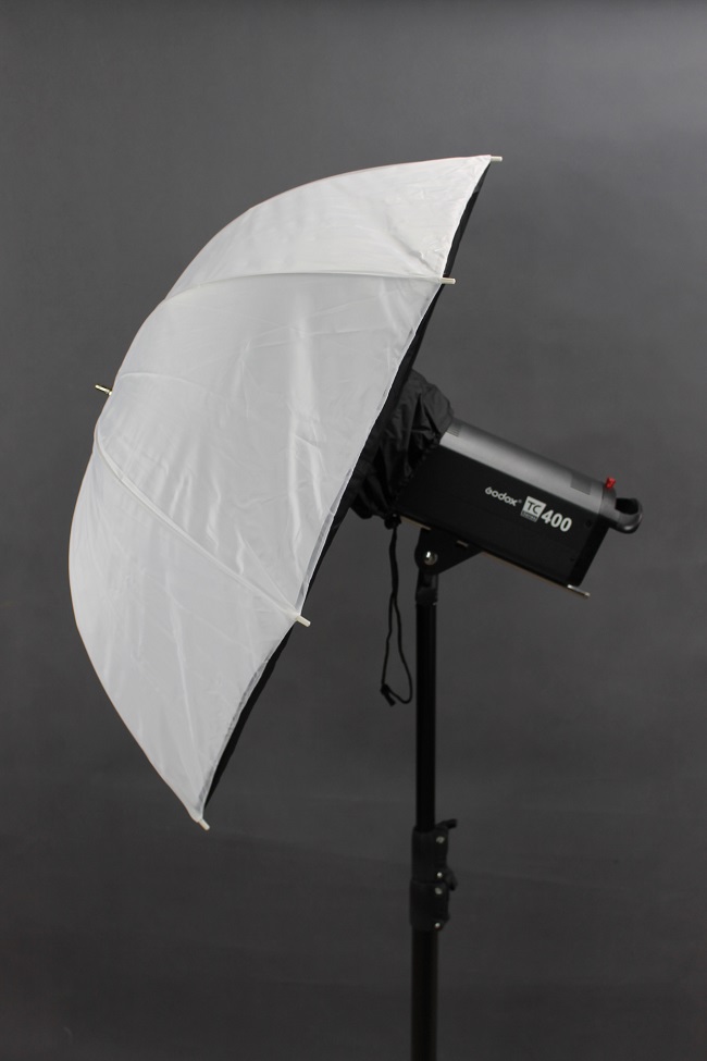 Softbox Fotografický deštníkový  102cm bílý