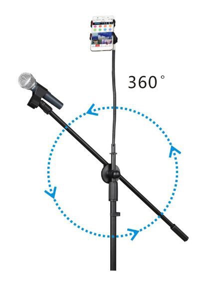 Elementrix stojan na mikrofon, držák mobilu