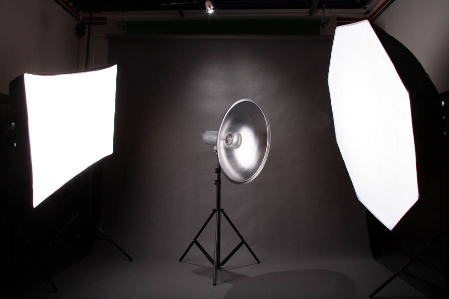 Beauty dish s voštinou a difuzérem 70 cm stříbrný