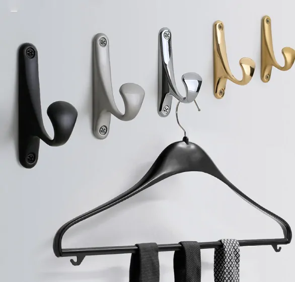 Nábytkový věšák 88mm single stříbrný