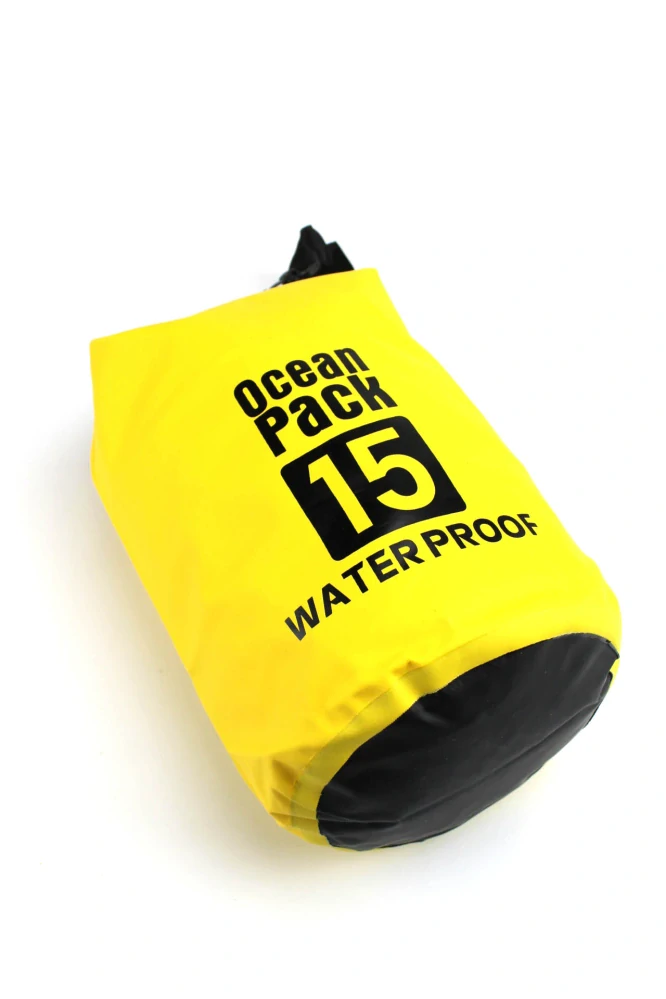 Ocean Pack, vodotěsný vak 15L žlutý