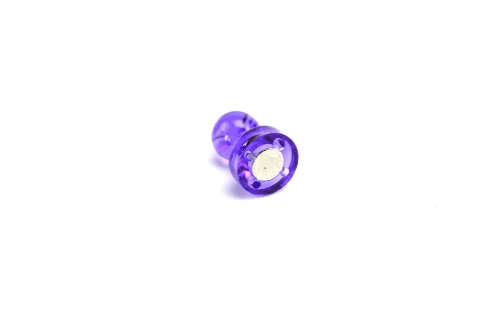 Magnetické figurky neodymové magnety fialové, 10 ks, 11x17mm