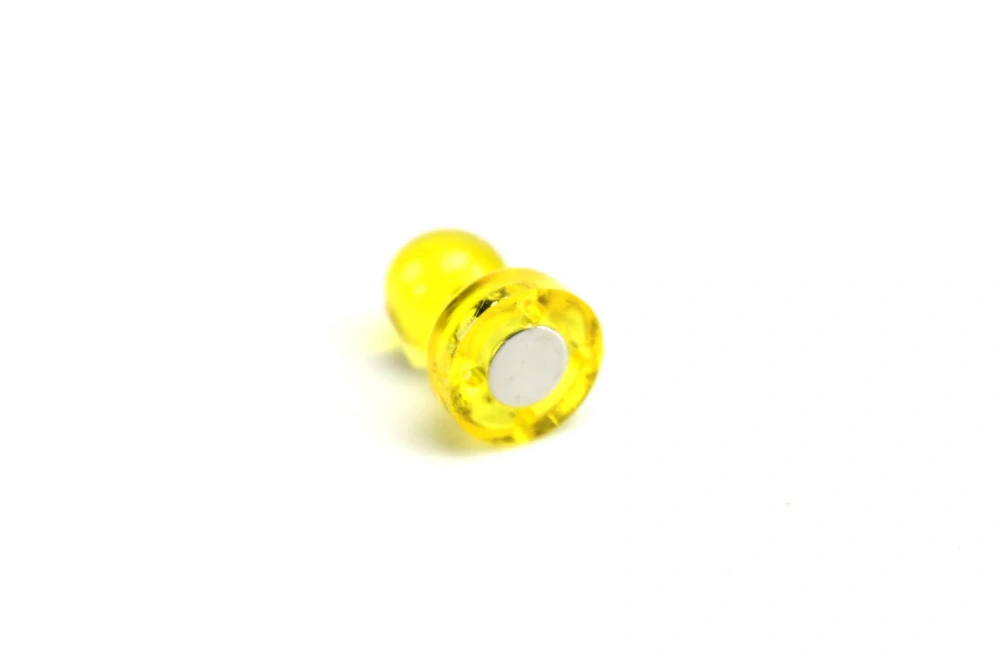 Magnetické figurky neodymové magnety žlutá, 10 ks, 11x17mm