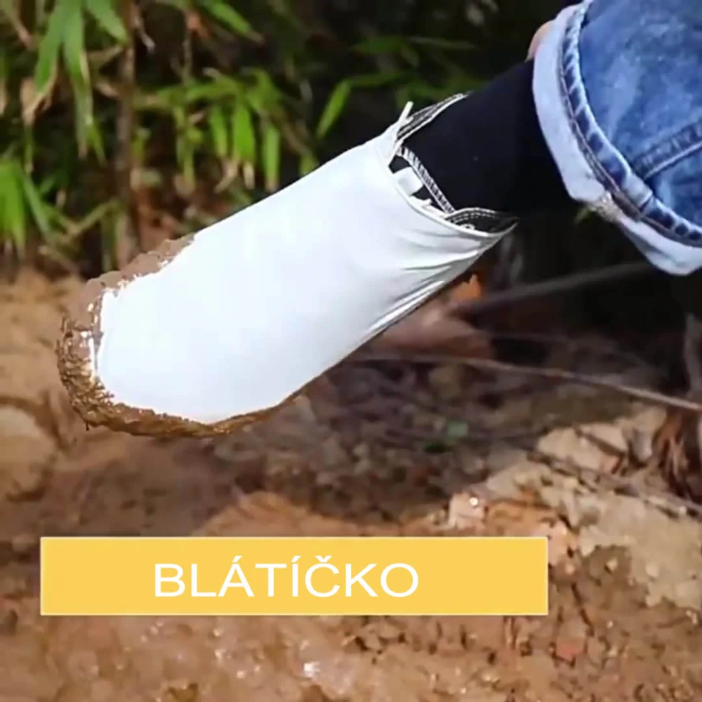 Ochranné pláštěnky na boty, 34-40 černé, návleky na boty do deště
