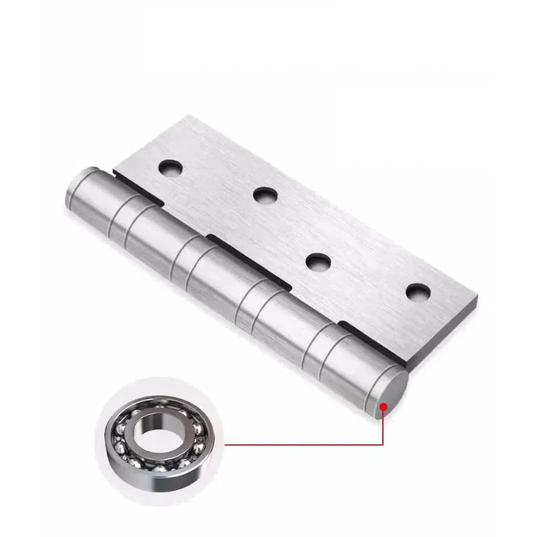 Nerezový dveřní pant 125mm ložiskový (2ks)