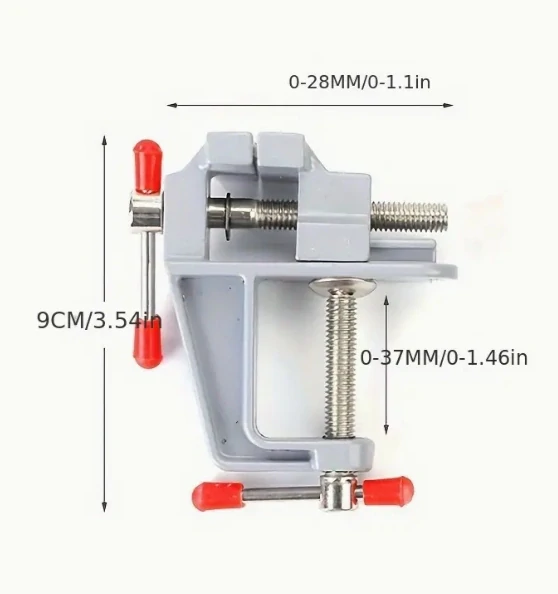 Modelářský svěrák mini 0-32mm, aluminium