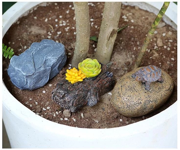 Schránka na klíče / atrapa kamene šedý