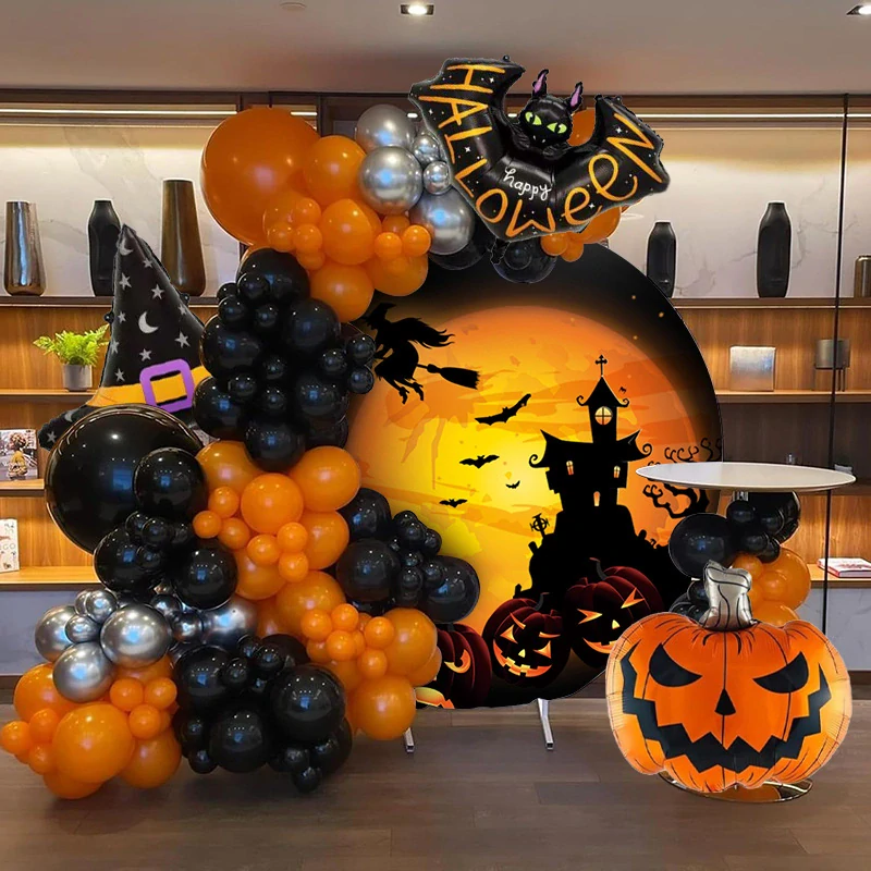 Párty balónky, balónková girlanda halloween klobouk 139ks