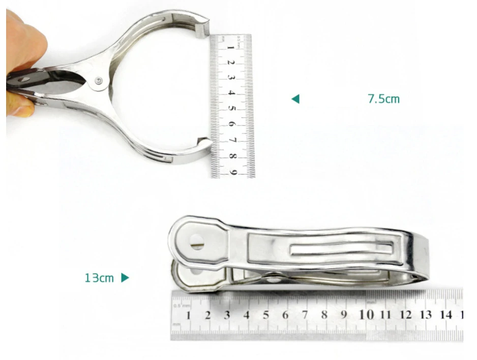 Nerezové svěrky, velké 13cm – sada 5 ks