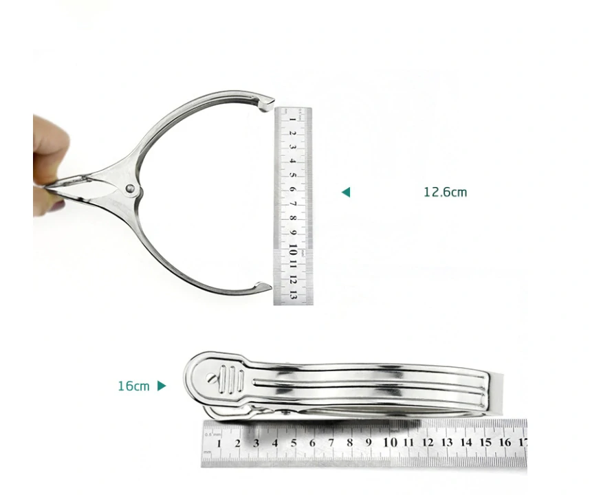 Nerezové svěrky, kolíčky na prádlo, velké 16cm – sada 3 ks