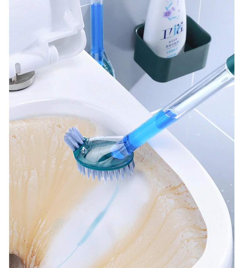 WC kartáč s dávkovačem čisticího prostředku